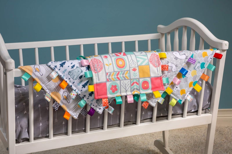 Mary Meyer Taggies Original Blanket, 12 X 12", Comfy Bears - Image 2